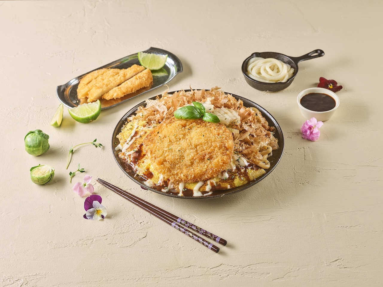 치킨치즈까스 볶음우동