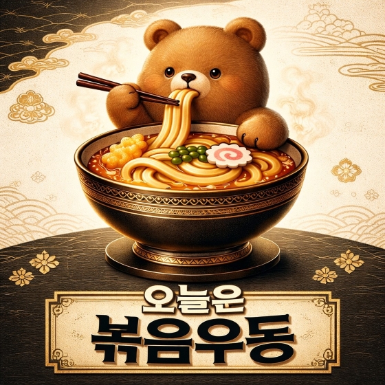 오늘은 볶음우동